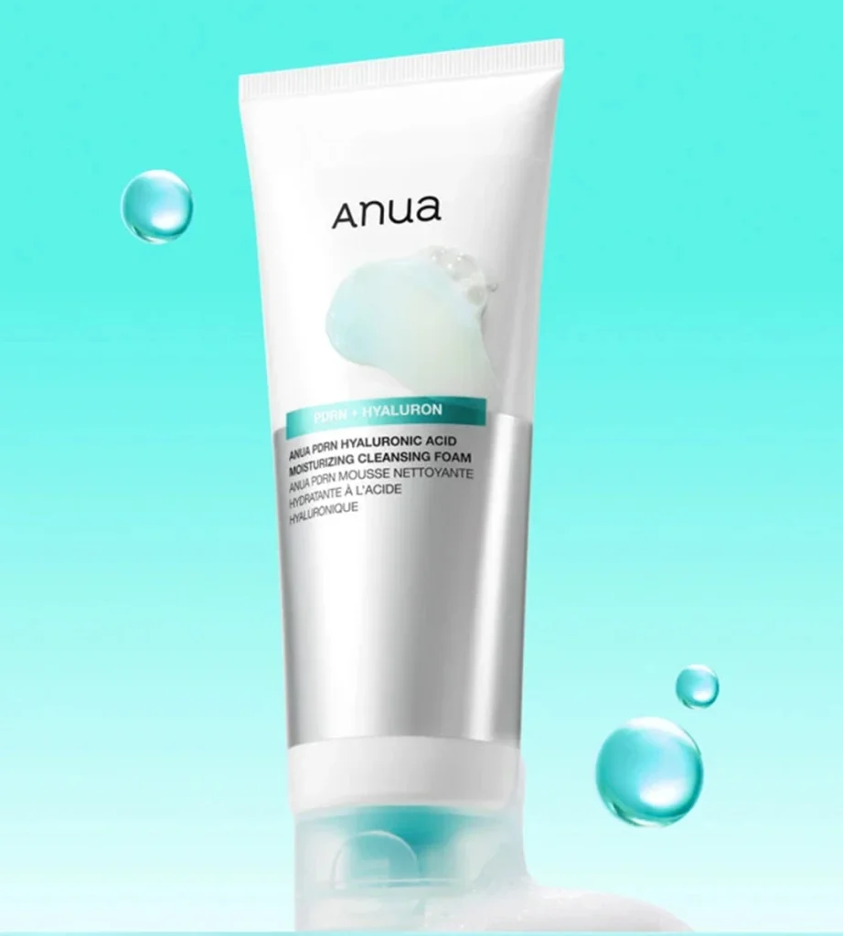 فوم شستشوی آبرسان PDRN و هیالورونیک اسید آنوا ANUA PDRN Hyaluronic Acid Moisturizing Cleansing Foam
