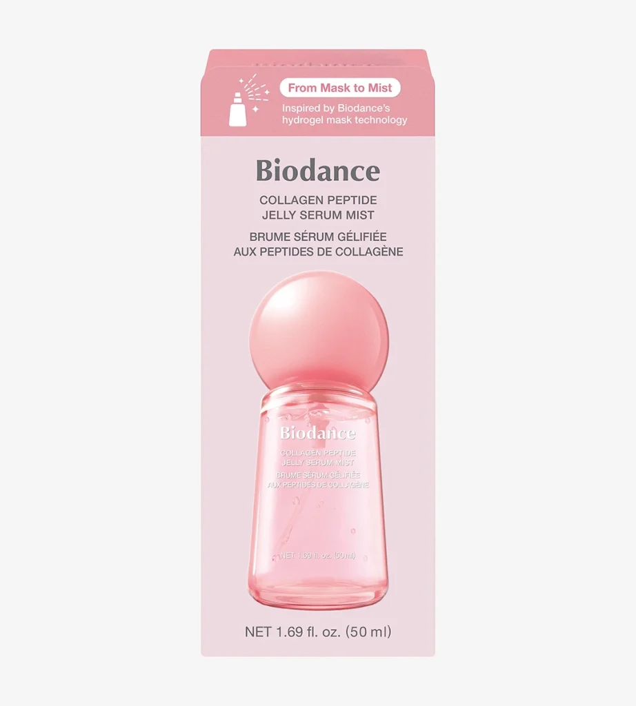 اسپری سرم ژلی کلاژن و پپتاید بایودنس BIODANCE Collagen Peptide Jelly Serum Spray