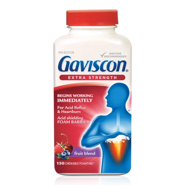 قرص جویدنی ضداسید معده گاویسکون Gaviscon Extra Strength