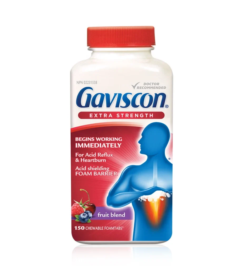 قرص جویدنی ضداسید معده گاویسکون Gaviscon Extra Strength