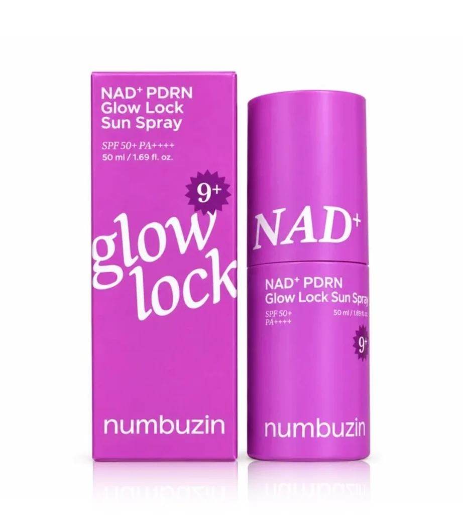 اسپری ضدآفتاب ضدپیری نامبوزین شماره ۹ حاوی NAD+ و PDRN