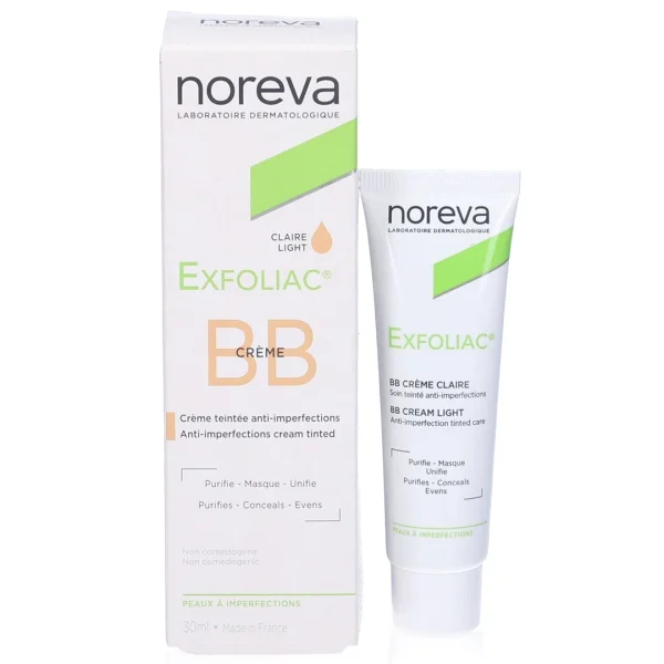 کرم ضدجوش رنگی نوروا اکتی‌پور رنگ روشن Noreva Actipur Anti-Imperfections Tinted Cream Light