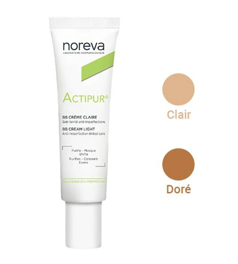 کرم ضدجوش رنگی نوروا اکتی‌پور رنگ روشن Noreva Actipur Anti-Imperfections Tinted Cream Light