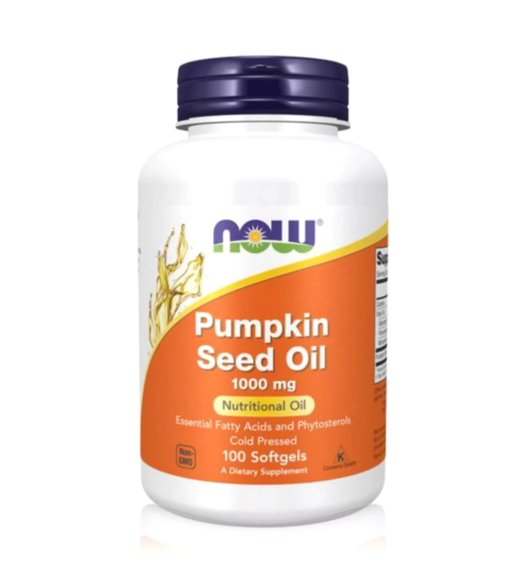 کپسول روغن تخم کدو تنبل ناو فودز ۱۰۰۰ میلی‌گرم NOW Foods Pumpkin Seed Oil