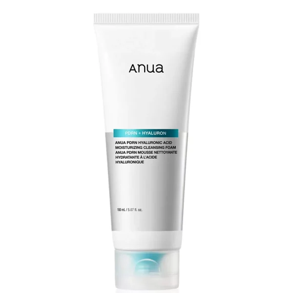 فوم شستشوی آبرسان PDRN و هیالورونیک اسید آنوا ANUA PDRN Hyaluronic Acid Moisturizing Cleansing Foam